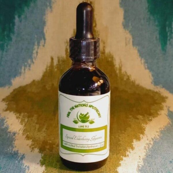 Spiced Elderberry Glycerite